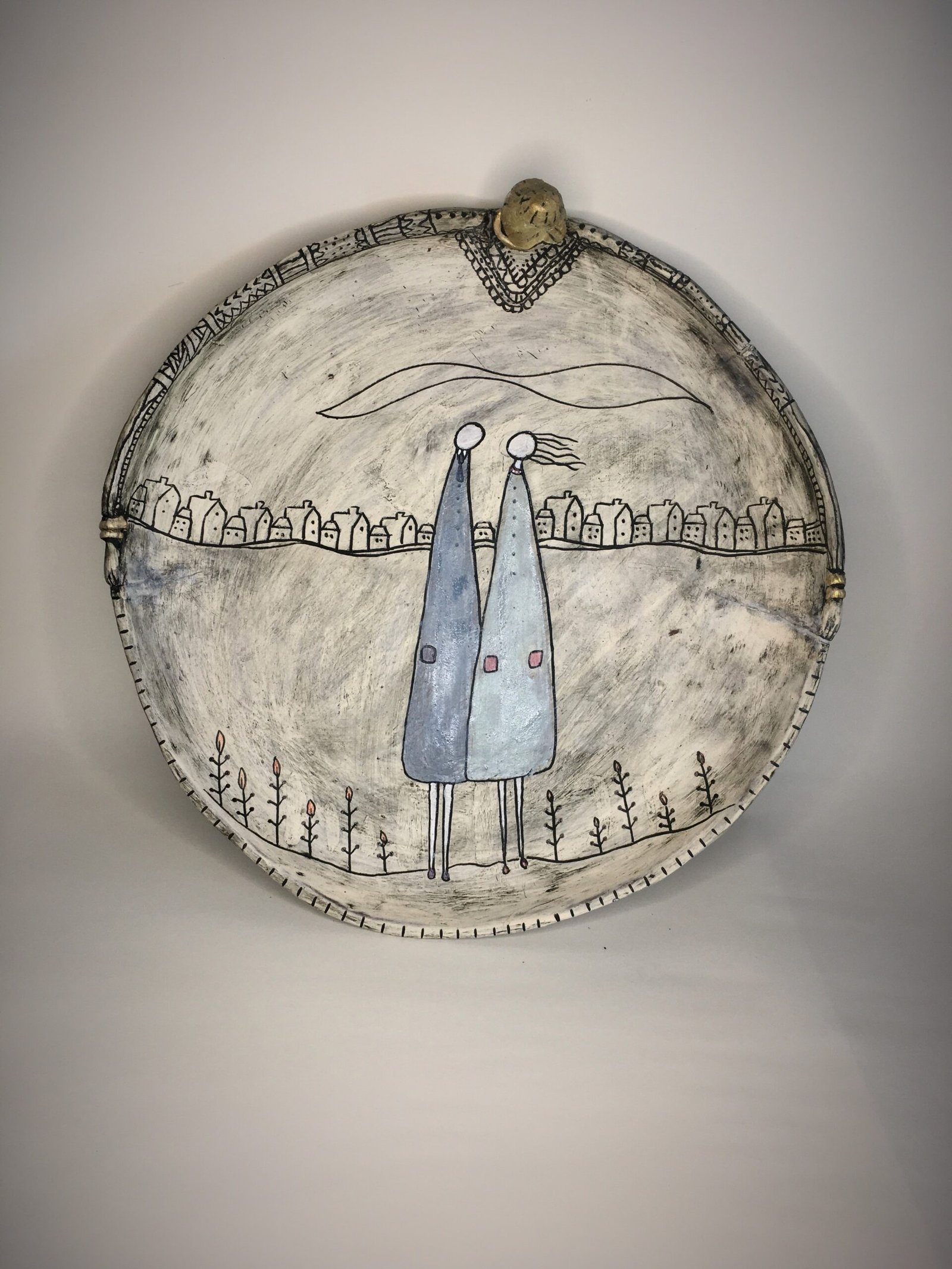 Kira O Brien This All Encompassing Love Large Plate W33cm x H5.5cm €425-Nua-Collective