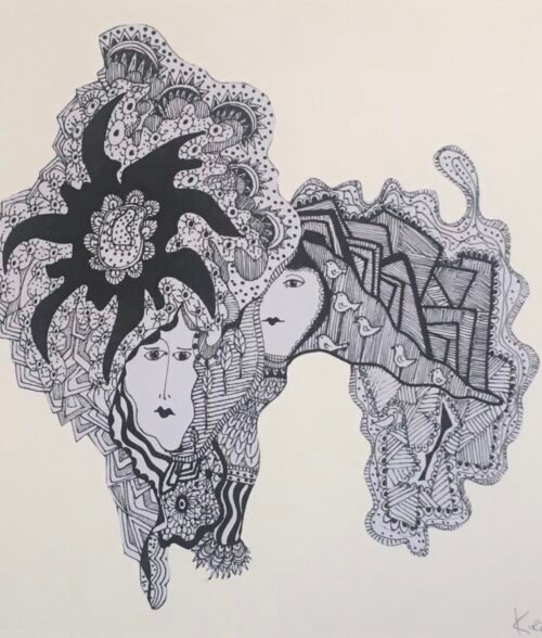 Kira O Brien Encounter Mounted 40x50cm €275 copy - Nua Collective - Artist