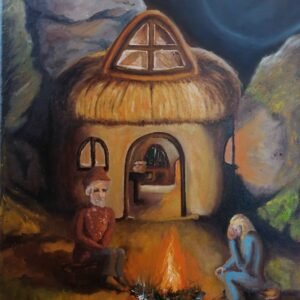Terry O'Brien Firelight on Equinox 30cm x 40cm Oil On Canvas - Nua Collective - Artist