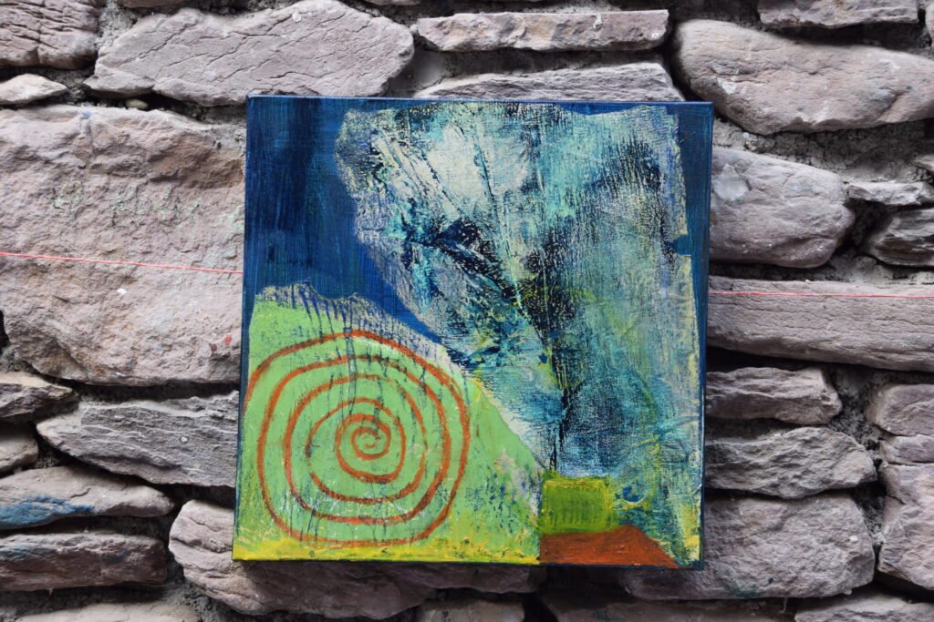 In Ancient Ground, Anne Martin Walsh reflects on vestiges and indentations—traces in the landscape formed by human intervention and the earth’s natural processes. The accompanying work layers collage, acrylic and oil, holding marks like evidence: part history, part erosion, part memory. Read the full piece in Anecdotes Issue 01.